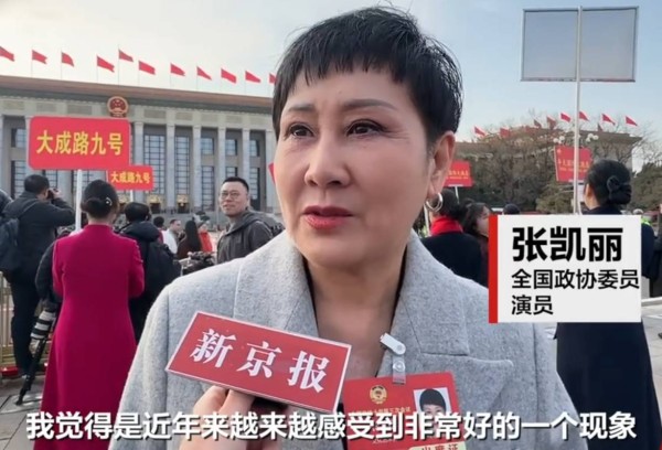 全国政协委员张凯丽谈女演员年龄困境：成名不必过早，磨练演技是第一位