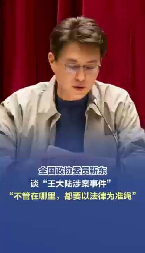 靳东谈王大陆伤人事件