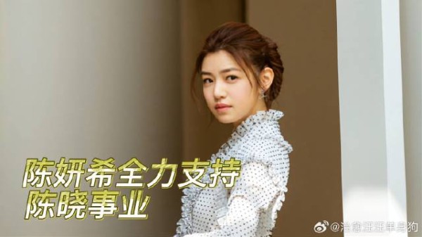 陈妍希全力支持陈晓事业!网友:这部剧不吃醋太不应该了