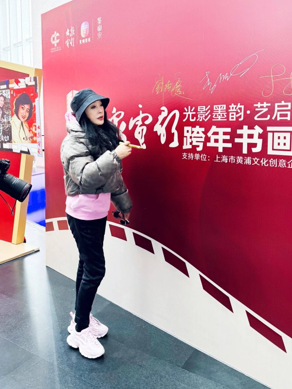书法家刘晓庆, 唯一不会写的两个字, 廉耻或脸皮