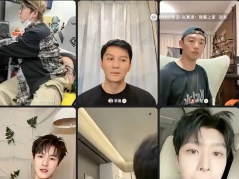 张哥张哥真是可爱死我了 “咋还要排队” “我要上麦”