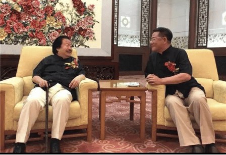 崔如琢和弟子张国祥的辉煌指墨人生