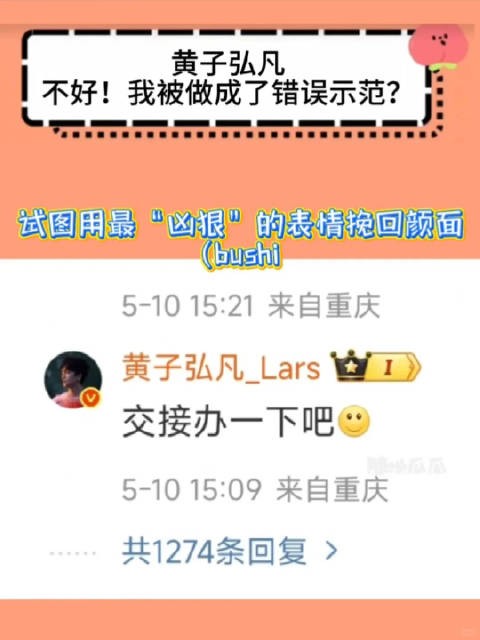 黄子弘凡演唱会应援画面被官博列为错误示范