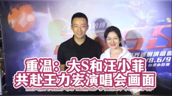 回顾大S和汪小菲一起去看王力宏演唱会