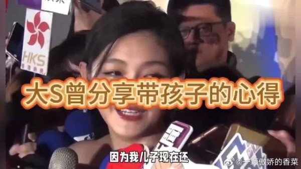 大S早前分享带孩子的快乐与挑战