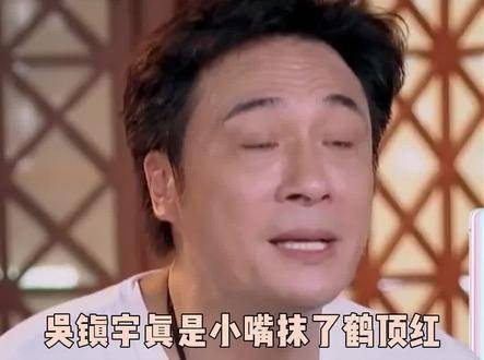 吴镇宇真的像是小嘴涂了鹤顶红一般