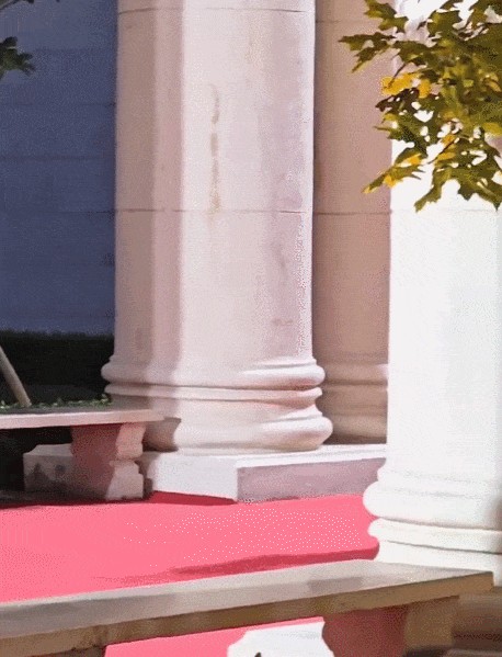 王子文摔倒后霸气回应：没事儿！放心，还好姐们儿练过