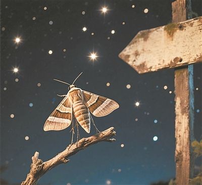 布冈夜蛾导航的秘密藏在星光里
