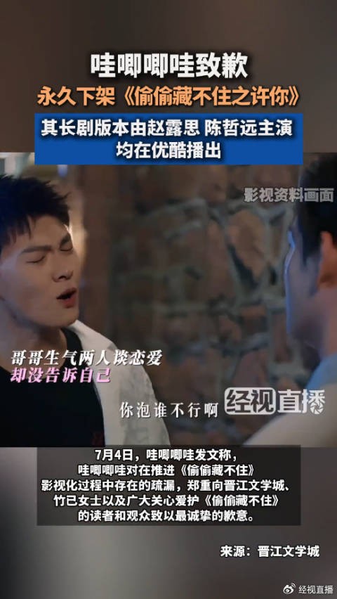 哇唧唧哇发文道歉:永久下架!