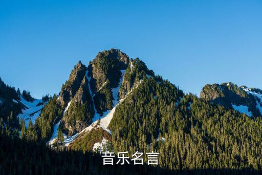 音乐名言