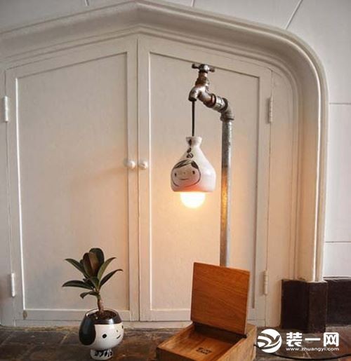 旧水管落地灯装修效果图