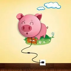 DIY+墙纸+壁灯=乐趣无限