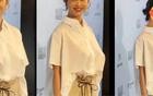 53岁性感女神真空出席活动，丰满上围欠承托下垂到肚脐