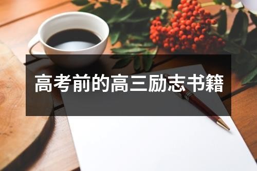高考前的高三励志书籍