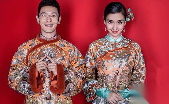 黄晓明angelababy婚礼曝光 皇冠+盘发美翻！ 第3张