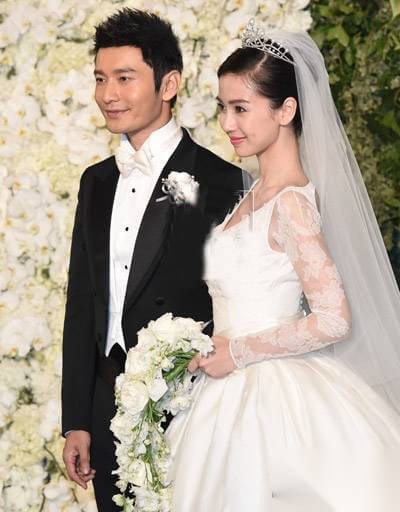 黄晓明angelababy婚礼曝光 皇冠+盘发美翻！ 第4张