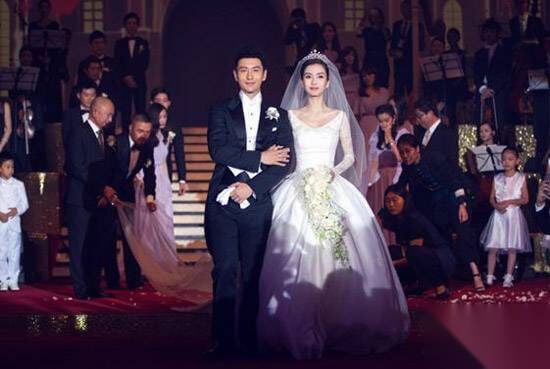 黄晓明angelababy婚礼曝光 皇冠+盘发美翻！ 第5张