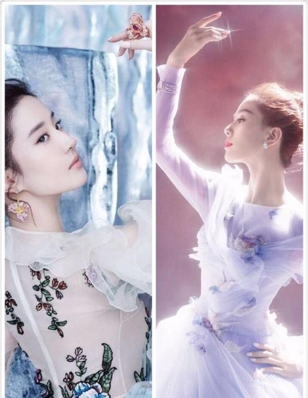 30岁刘诗诗刘亦菲无修图近照被拍! 网友: 这就是明星真实样子吗?