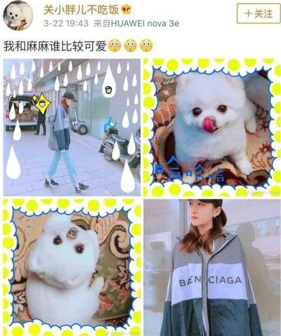 关晓彤微博小号曝光 鹿晗朋友圈又暗戳戳的撒狗粮了！