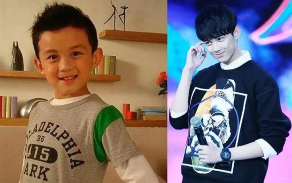 杨紫吴磊宋祖儿等9大童星长大对比照，张雪迎和小时候一模一样
