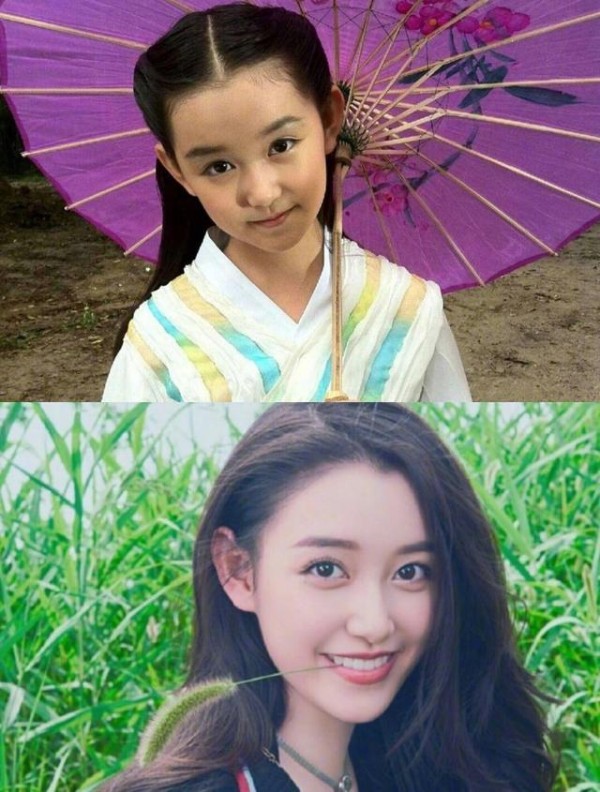 杨紫吴磊宋祖儿等9大童星长大对比照，张雪迎和小时候一模一样