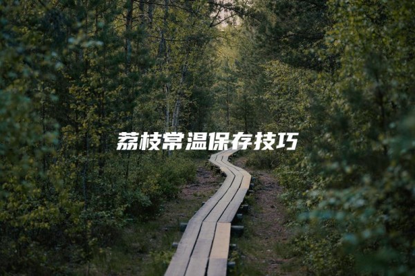 荔枝常温保存技巧