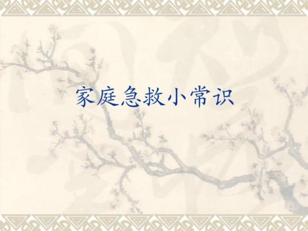 精华家庭急救小常识1531078505_第1页