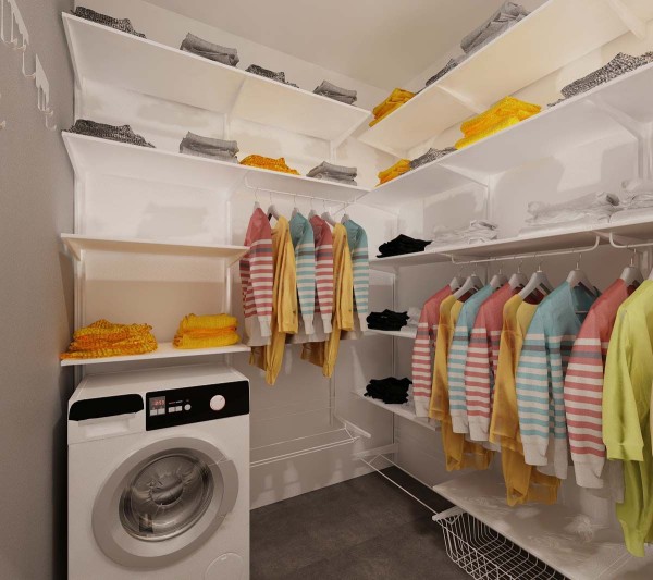 Garderoba Ale design Grzegorz Grzywacz Minimalist dressing room