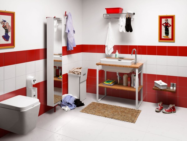THE LAUNDRY homify Eclectic style bathroom