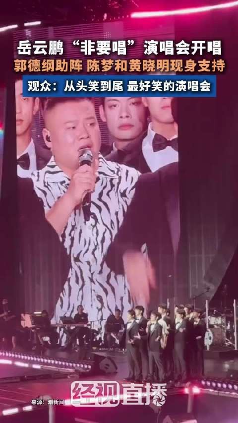 岳云鹏演唱会观众从头笑到尾