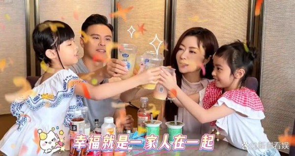 熊黛林全家上阵拍视频，双胞胎女儿成亮点，幸福感溢出屏幕
