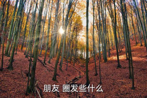朋友 圈发些什么
