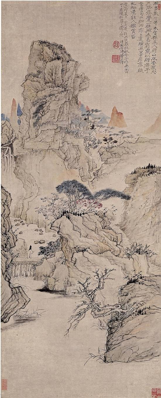 《细雨虬松图》之画法渊源