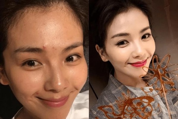 10位女明星素颜照曝光，真实颜值差距有多大？与电视上判若两人