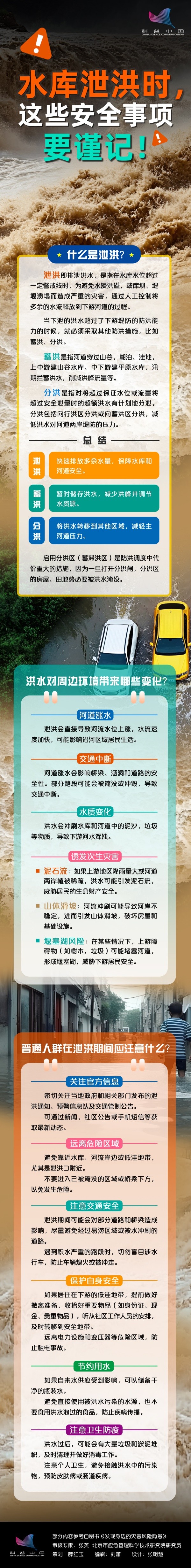 水库泄洪时，这些安全事项要谨记！