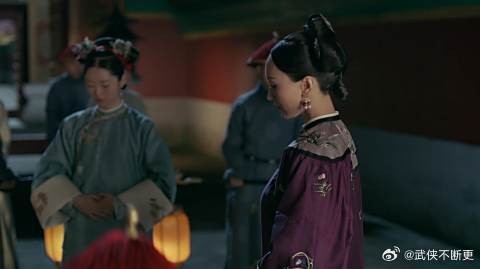 纯妃让愉妃小心她的五阿哥 愉妃来延禧宫，却不敢进去