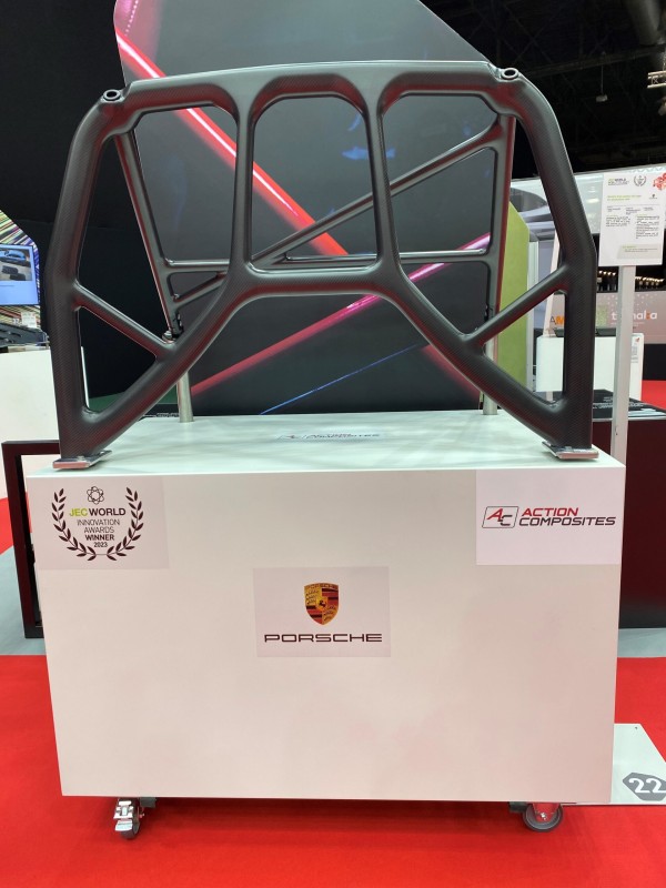 因这款全碳纤维防滚架，艾可迅与合作伙伴获2023年JEC世界创新奖。