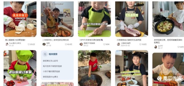 小红书10后小孩靠做饭Vlog涨粉百万，流量密码？