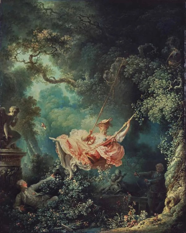 jean honore╠ü fragonard swing painting