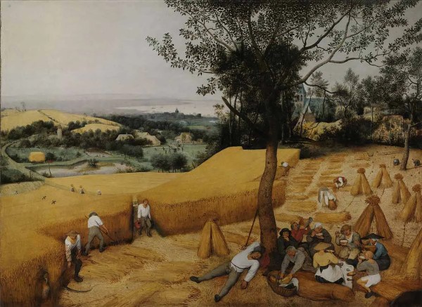 pieter bruegel the elder harvesters painting