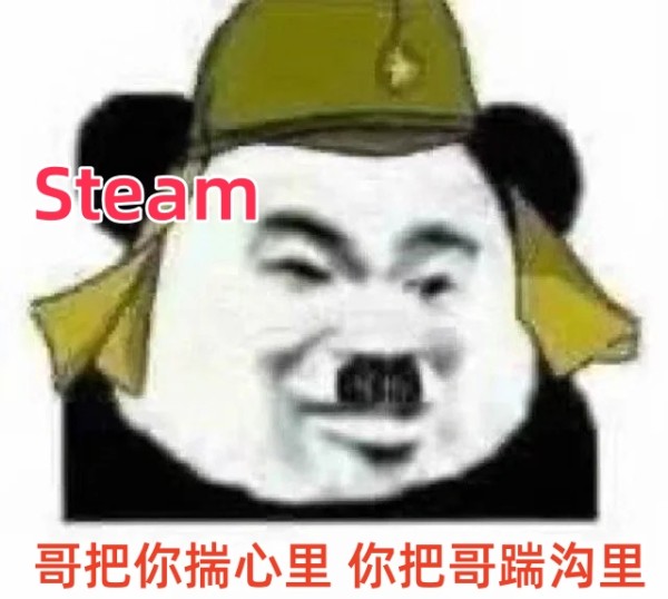 big 胆！！哥把Steam揣心里，Steam把哥踹沟里！