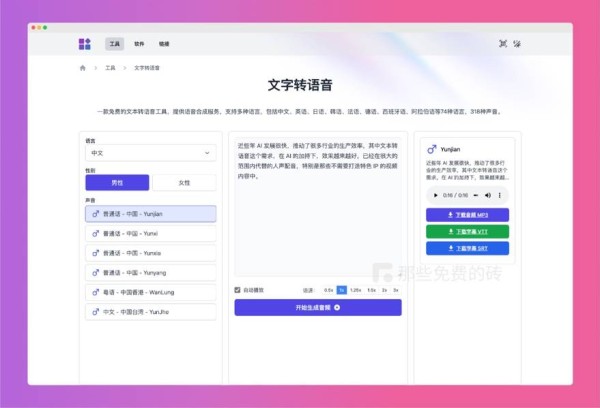 d1-tools-tts 主界面