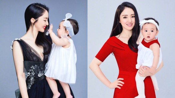 董璇晒与女儿美照 大眼汪汪颜值高