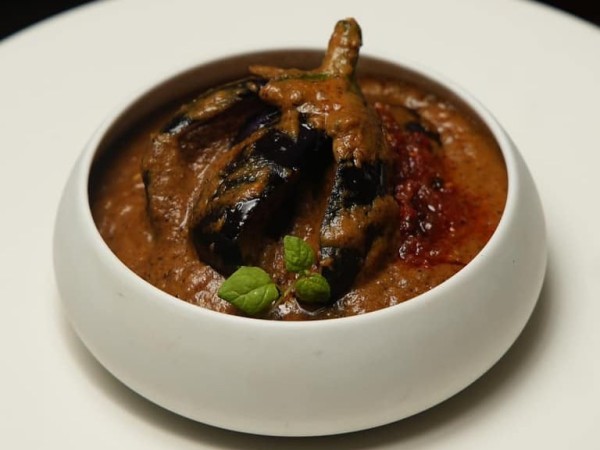 You may have noticed Glasgow chef Ajay Kumar if you tuned into BBC's Great British Menu. Visit his restaurant in the Merchant City and order Bharli Vangi which features baby aubergines, peanuts, garlic, and the warmth of garam masala. 33 Ingram St, Glasgow G1 1HA. 
