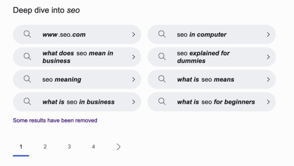 Bing Zoomable Related Searches