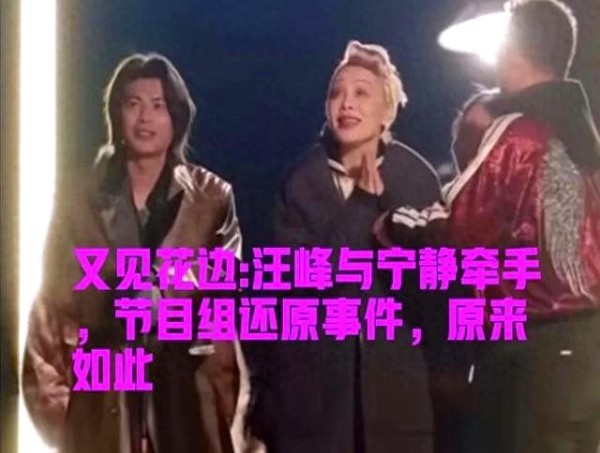 又见花边汪峰与宁静牵手，节目组还原事件，原来如此