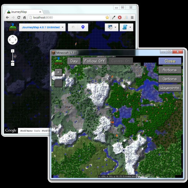 [JM]旅行地图 (JourneyMap)-第1张图片