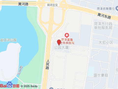 菏泽星澜度假酒店位置示意图