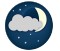 Partly cloudy
