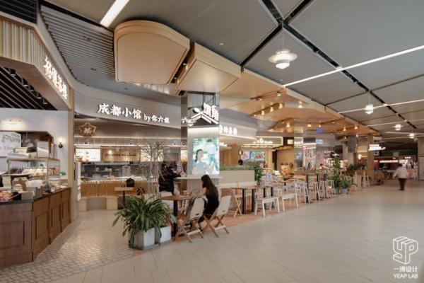 新餐饮空间的社交赋能丨YEAPLAB：小吃街革新，从细胞单元到新五感